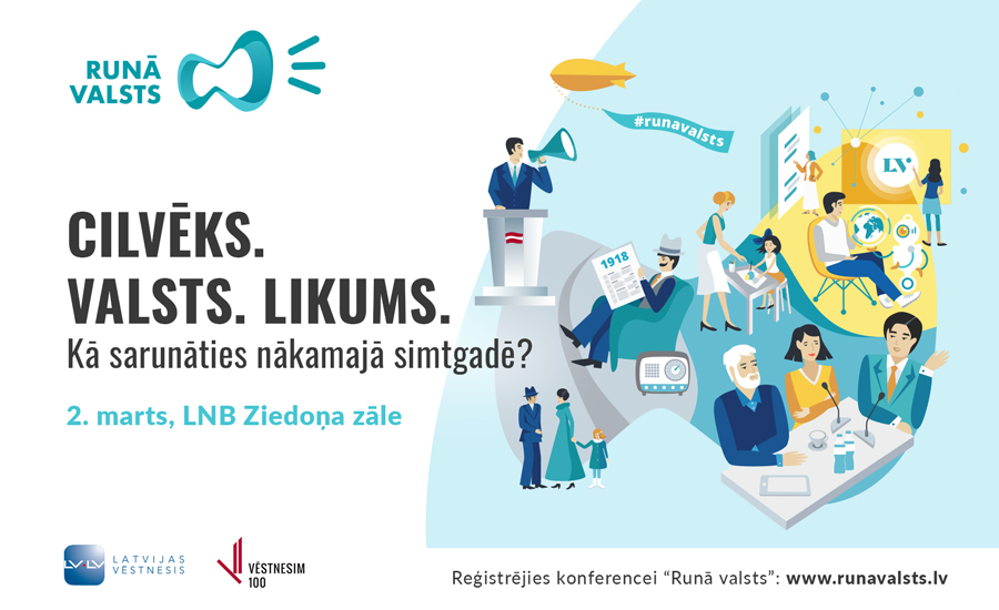 Turpinās pieteikšanās konferencei “Runā valsts”