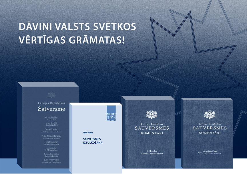 Dāvini valsts svētkos vērtīgas grāmatas!