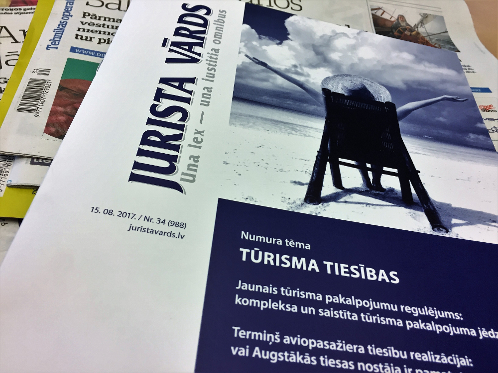 Tūrisma tiesības. JURISTA VĀRDA numura tēma