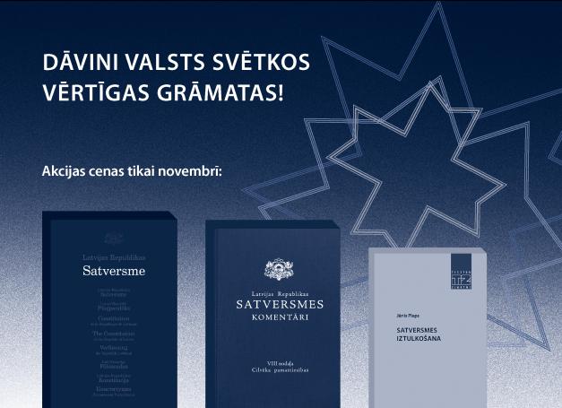 Dāvini valsts svētkos vērtīgas grāmatas!