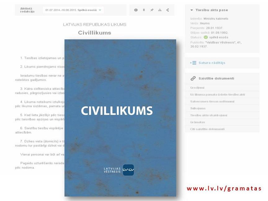 Civillikums: klajā nācis 9.izdevums!