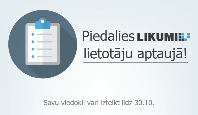 Likumi.lv aicina piedalīties lietotāju aptaujā!