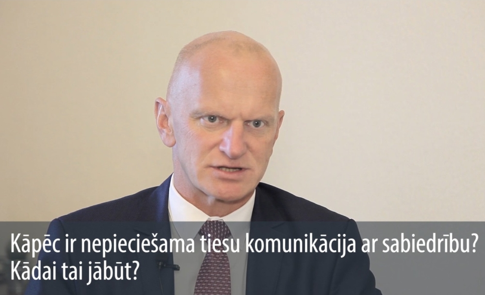 Videointervija LV portālā: Ceļā uz kvalitatīvu tiesu komunikāciju