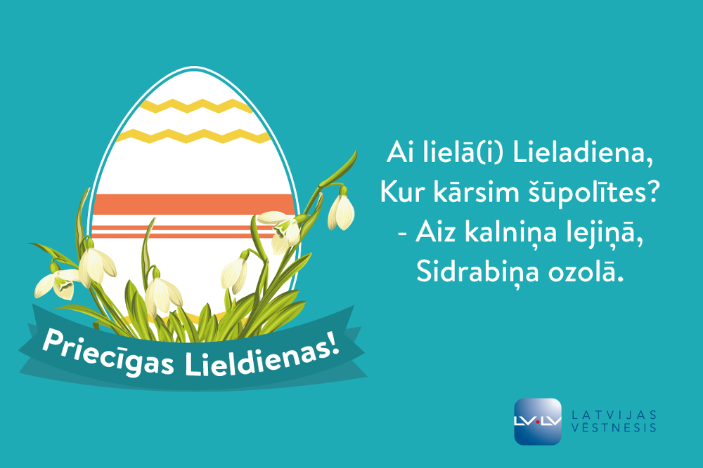 Mūsu klientiem! Darba laiks Lieldienās