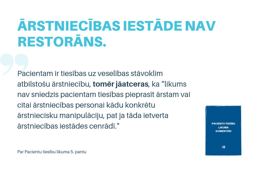Atvērs grāmatu “Pacientu tiesību likuma komentāri”