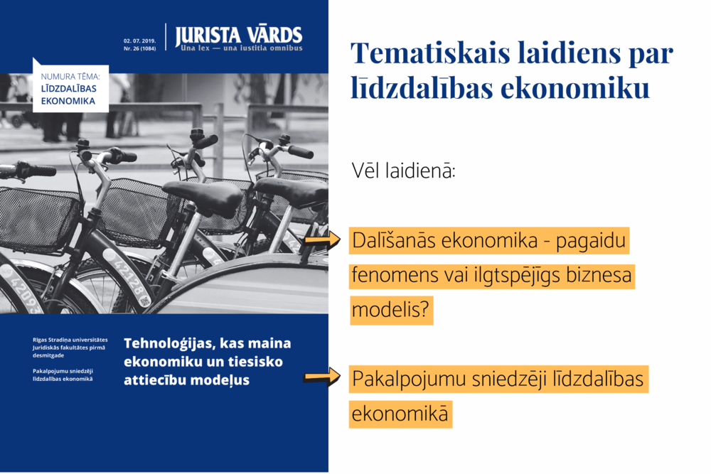 Līdzdalības ekonomika – JURISTA VĀRDA tematiskais numurs