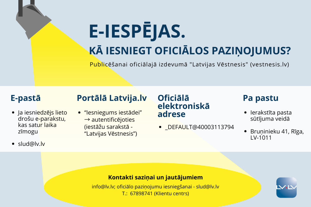 "Latvijas Vēstneša” Klientu centrs turpmāk pakalpojumus nodrošinās attālināti (aktualizēts 10.11.2020)
