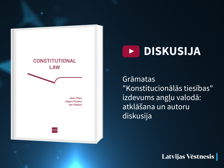 31. augusta diskusija par grāmatu "Konstitucionālās tiesības" 