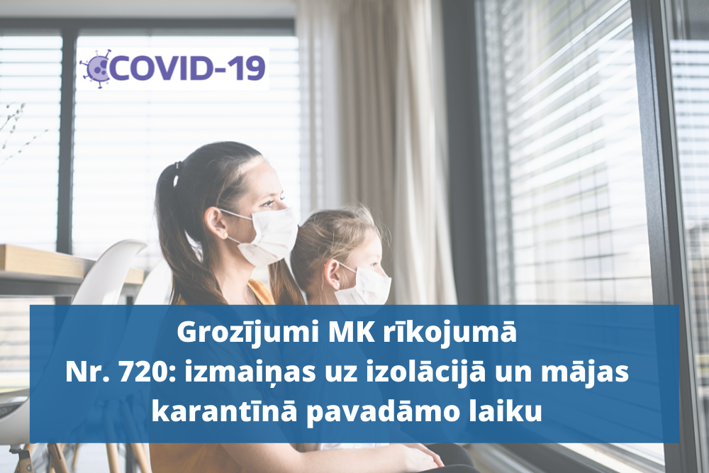 "Latvijas Vēstnesī" oficiālās publikācijas: izmaiņas uz izolācijā un mājas karantīnā pavadāmo laiku