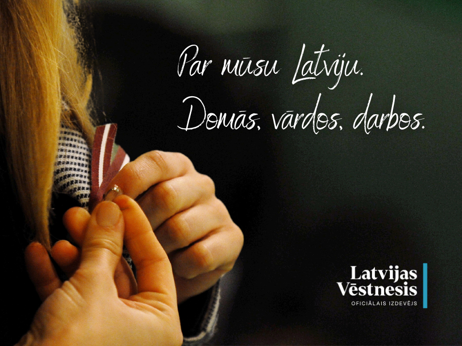 "Latvijas Vēstnesis" sveic patriotu nedēļā!