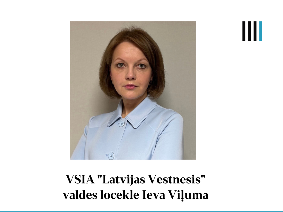 VSIA "Latvijas Vēstnesis" valdes locekles Ievas Viļumas portrets.