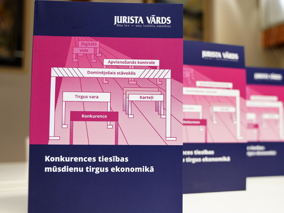 Diskusija par konkurences tiesībām un "Jurista Vārda" grāmatžurnāla atvēršana 1. novembrī 