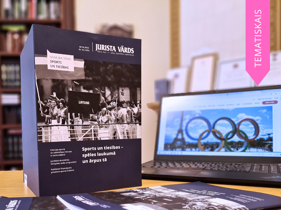 Tiesības spēles laukumā un ārpus tā. Iznācis "Jurista Vārda" tematiskais numurs par sportu un tiesībām 